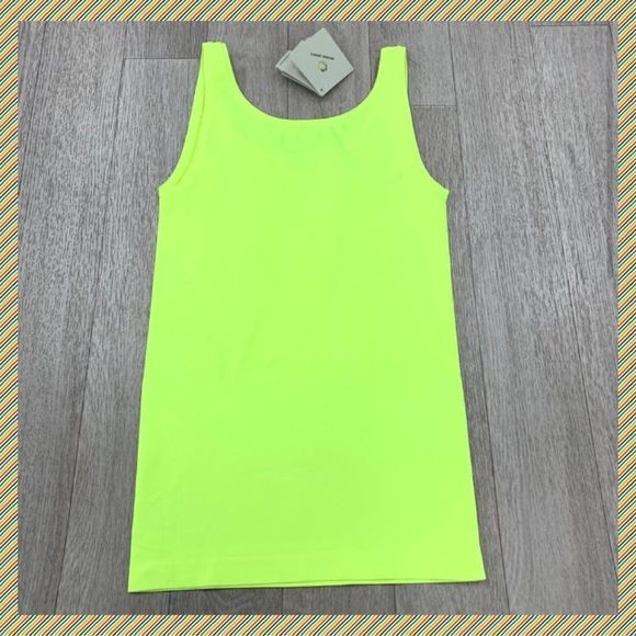 NWT, Nikibiki Neon Green Moisture-Wicking Sport Tank - Picture 4 of 6